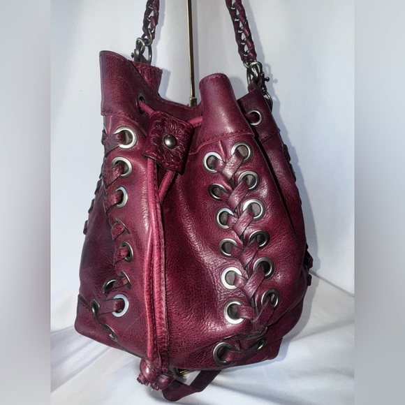 Patricia Nash Bucket Handbag Leather - Picture 2 of 12